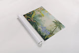 Orchids by the River by Julia Purinton. shown as a rolled paper print. Available as archival giclee rolled canvas, fine art paper, or poster print. SKU 78729i.
