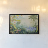 Orchids by the River by Julia Purinton. shown as a paper print in a black flame. Available as a archival giclee rolled canvas, fine art paper, or poster print. SKU 78729i.