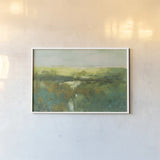 Over the Moors by Julia Purinton. shown as a paper print in a white frame. Available as a archival giclee rolled canvas, fine art paper, or poster print. SKU 95218i.
