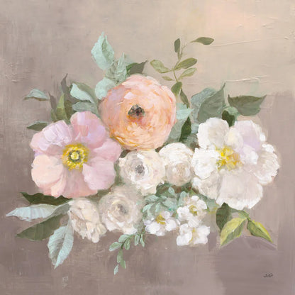 Pale Floral Spray II by Julia Purinton. SKU 65159a. Archival Giclee Fine art print for wall decor.