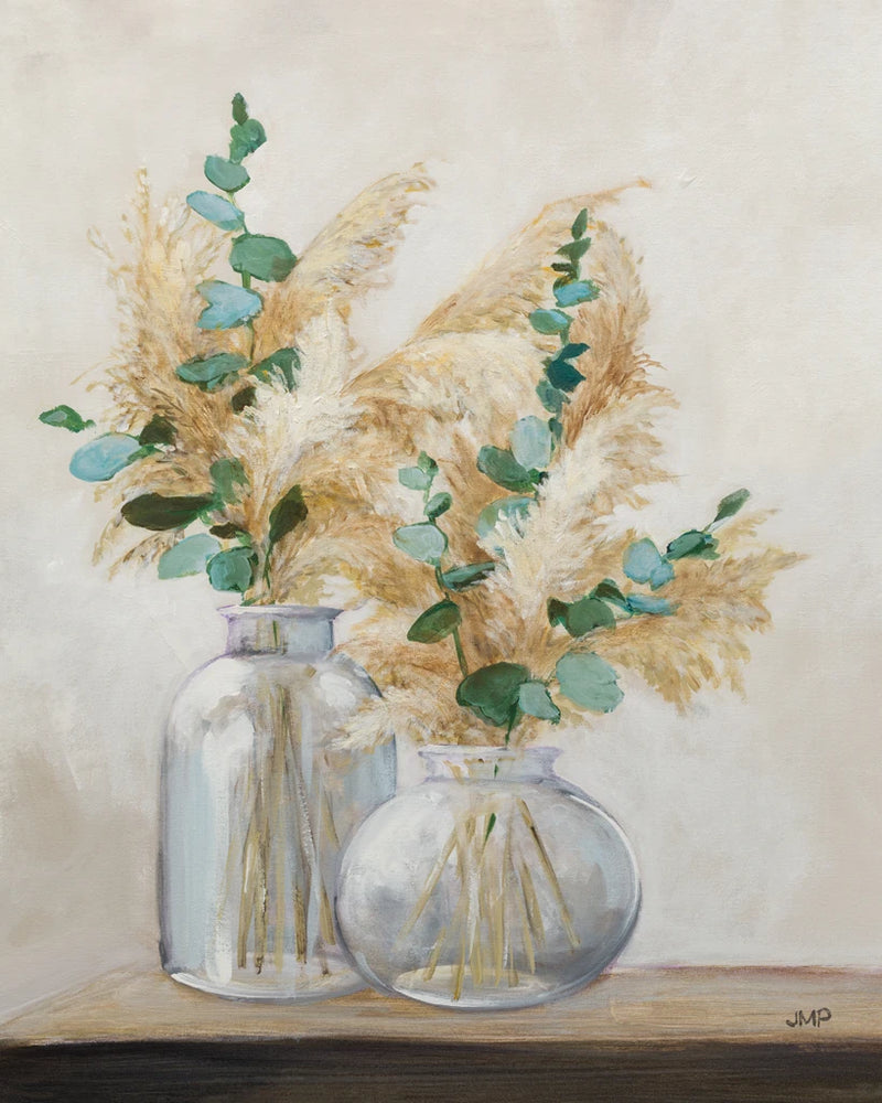 Pampas and Eucalpytus Bouquet II by Julia Purinton