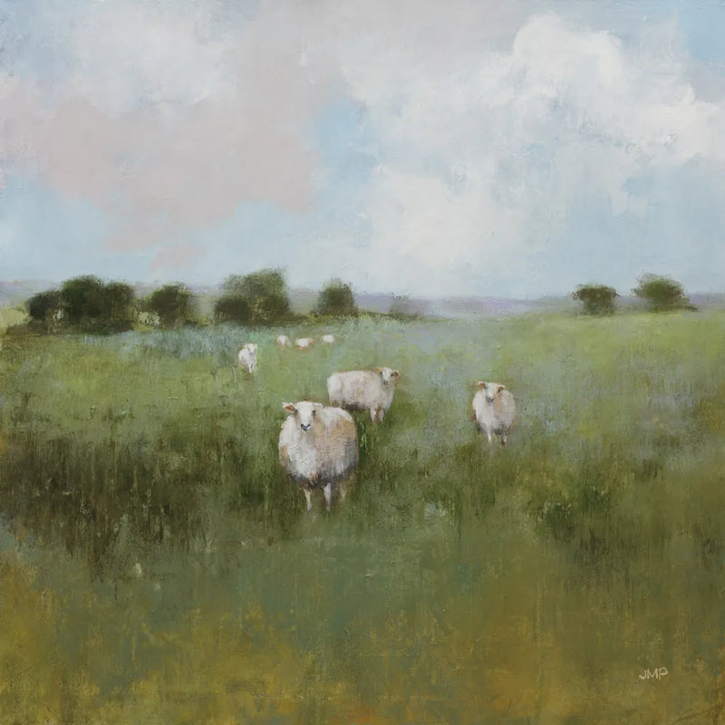 Pasture by Julia Purinton. SKU 90241a. Archival Giclee Fine art print for wall decor.