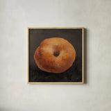Persimmon by Julia Purinton. Shown in a natural wood glass frame for a timeless modern aesthetic. Available as an archival giclee rolled canvas, fine art paper, or poster print. SKU 103390a.