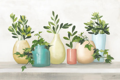 Plant Life IV Colorful by Julia Purinton. SKU 76835i. Archival Giclee Fine art print for wall decor.