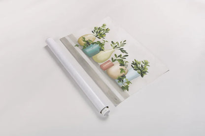 Plant Life IV Colorful by Julia Purinton. shown as a rolled paper print. Available as archival giclee rolled canvas, fine art paper, or poster print. SKU 76835i.