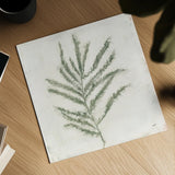 Plantlife I Green by Julia Purinton. Shown as a detailed flat fine art print, highlighting archival giclee quality. Available as an archival giclee rolled canvas, fine art paper, or poster print. SKU 75952a.