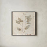 Plantlife II by Julia Purinton. Shown in a sleek black glass frame for a contemporary gallery look. Available as an archival giclee rolled canvas, fine art paper, or poster print. SKU 67938a.