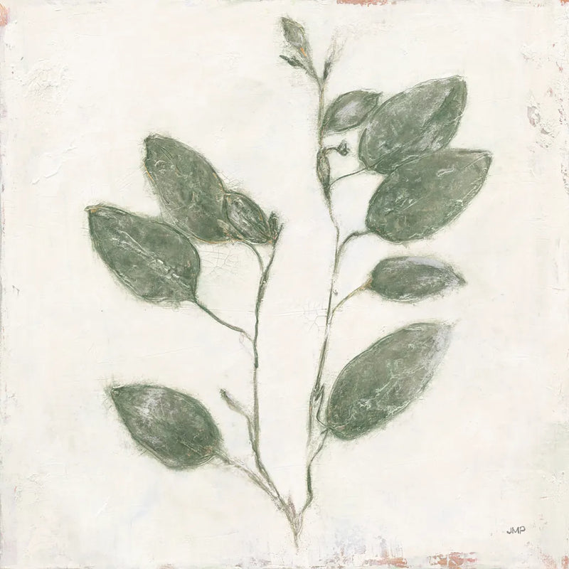 Plantlife II Green by Julia Purinton. SKU 75953a. Archival Giclee Fine art print for wall decor.
