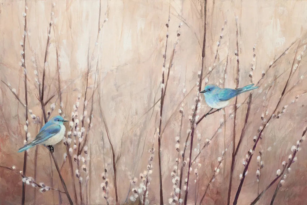 Pretty Birds by Julia Purinton. SKU 34630i. Archival Giclee Fine art print for wall decor.