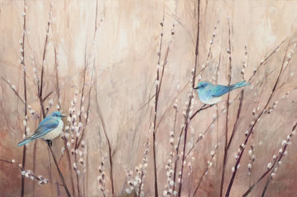 Pretty Birds by Julia Purinton. SKU 34630i. Archival Giclee Fine art print for wall decor.