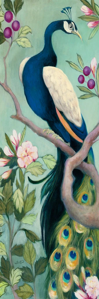 Pretty Peacock I Crop by Julia Purinton