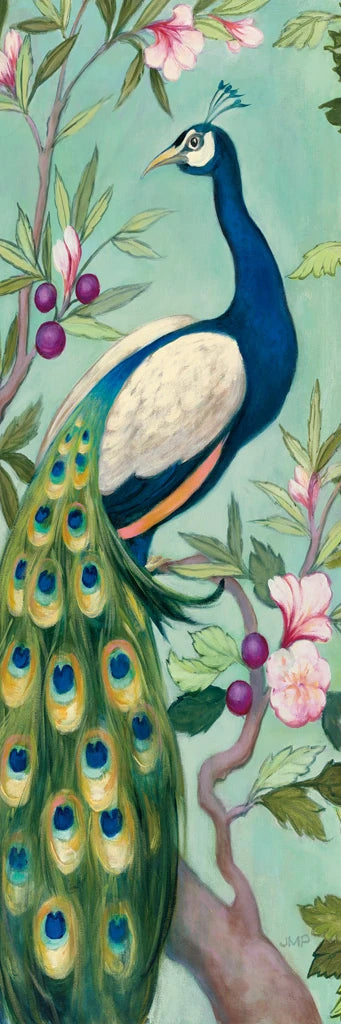 Pretty Peacock II Crop by Julia Purinton