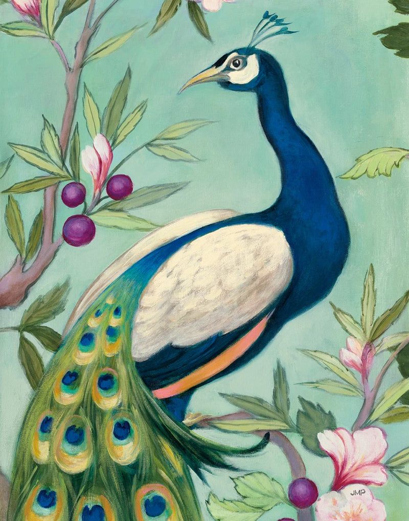 Pretty Peacock II Crop v2 by Julia Purinton