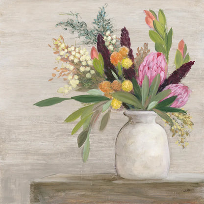 Protea Still Life I by Julia Purinton. SKU 75694a. Archival Giclee Fine art print for wall decor.