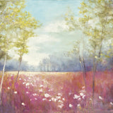 Purple Field Crop by Julia Purinton. SKU 13000a. Archival Giclee Fine art print for wall decor.