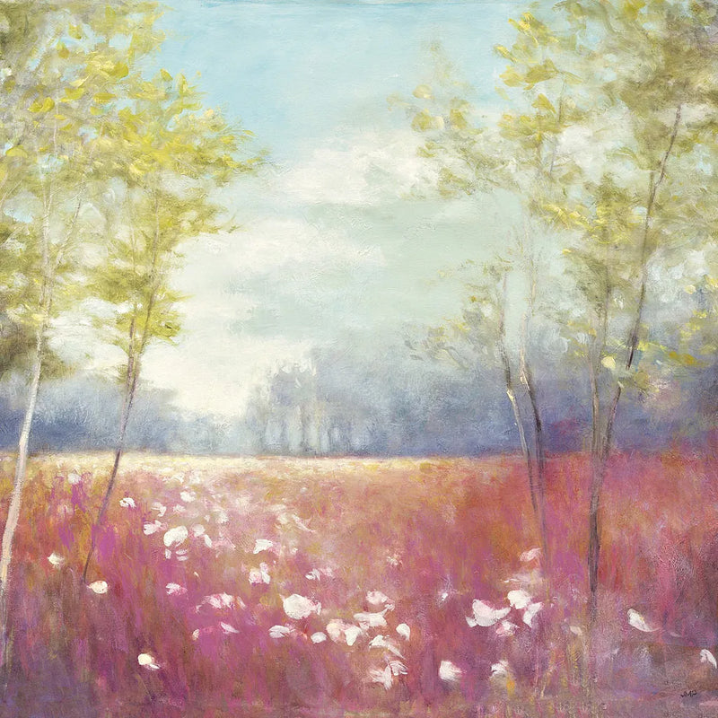 Purple Field Crop by Julia Purinton. SKU 13000a. Archival Giclee Fine art print for wall decor.