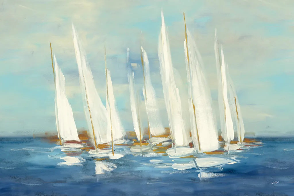Regatta Sail by Julia Purinton. SKU 73872i. Archival Giclee Fine art print for wall decor.