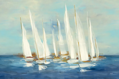 Regatta Sail by Julia Purinton. SKU 73872i. Archival Giclee Fine art print for wall decor.