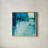 Rhapsody I by Julia Purinton. Shown in a natural wood glass frame for a timeless modern aesthetic. Available as an archival giclee rolled canvas, fine art paper, or poster print. SKU 85286a.