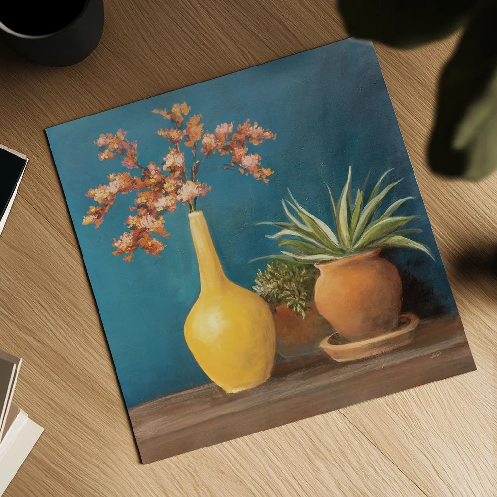 Richness of Life II by Julia Purinton. Shown as a detailed flat fine art print, highlighting archival giclee quality. Available as an archival giclee rolled canvas, fine art paper, or poster print. SKU 81170a.