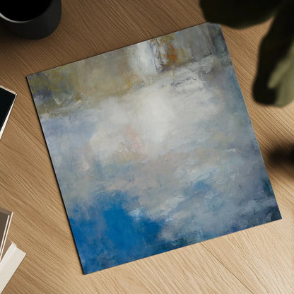 River Abstract by Julia Purinton. Shown as a detailed flat fine art print, highlighting archival giclee quality. Available as an archival giclee rolled canvas, fine art paper, or poster print. SKU 60270a.