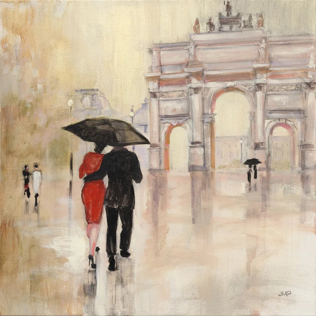 Romantic Paris II by Julia Purinton. SKU 15470a. Archival Giclee Fine art print for wall decor.