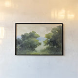 Rural Retreat by Julia Purinton. shown as a paper print in a black flame. Available as a archival giclee rolled canvas, fine art paper, or poster print. SKU 85168i.