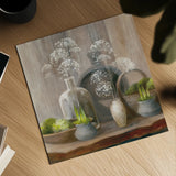Rustic Elegance I Crop by Julia Purinton. Shown as a detailed flat fine art print, highlighting archival giclee quality. Available as an archival giclee rolled canvas, fine art paper, or poster print. SKU 78031a.