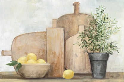 Rustic Kitchen by Julia Purinton. SKU 72079i. Archival Giclee Fine art print for wall decor.