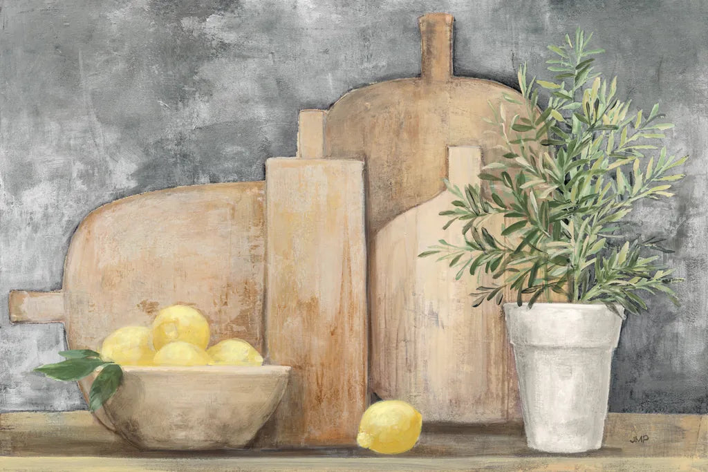 Rustic Kitchen Gray by Julia Purinton. SKU 80772i. Archival Giclee Fine art print for wall decor.
