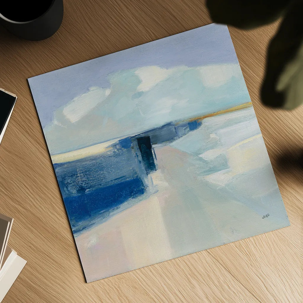 Sand and Sky by Julia Purinton. Shown as a detailed flat fine art print, highlighting archival giclee quality. Available as an archival giclee rolled canvas, fine art paper, or poster print. SKU 70758a.