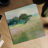 Scenic Meadow Light by Julia Purinton. Shown as a detailed flat fine art print, highlighting archival giclee quality. Available as an archival giclee rolled canvas, fine art paper, or poster print. SKU 74172a.