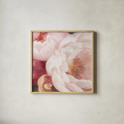 Scent of Summer by Julia Purinton. Shown in a natural wood glass frame for a timeless modern aesthetic. Available as an archival giclee rolled canvas, fine art paper, or poster print. SKU 71915a.