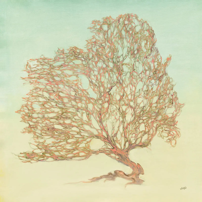 Sea Fern I by Julia Purinton. SKU 66558a. Archival Giclee Fine art print for wall decor.