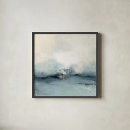 Sea Spray by Julia Purinton. Shown in a sleek black glass frame for a contemporary gallery look. Available as an archival giclee rolled canvas, fine art paper, or poster print. SKU 76019a.