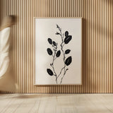 Shadow Leaves I by Julia Purinton. shown as over sized large wall art. Available as an archival giclee rolled canvas, fine art paper, or poster print. SKU 103239h.