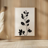 Shadow Leaves II by Julia Purinton. shown as over sized large wall art. Available as an archival giclee rolled canvas, fine art paper, or poster print. SKU 103240h.