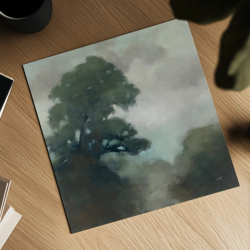 Shape of the Valley by Julia Purinton. Shown as a detailed flat fine art print, highlighting archival giclee quality. Available as an archival giclee rolled canvas, fine art paper, or poster print. SKU 75696a.