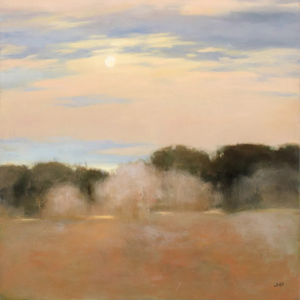 Sienna Fields I Moon Sq by Julia Purinton. SKU 79420a. Archival Giclee Fine art print for wall decor.