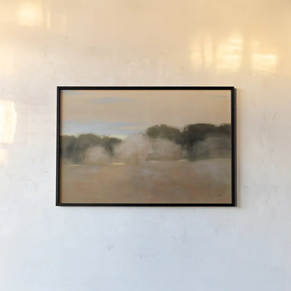 Sienna Fields II by Julia Purinton. shown as a paper print in a black flame. Available as a archival giclee rolled canvas, fine art paper, or poster print. SKU 71912i.