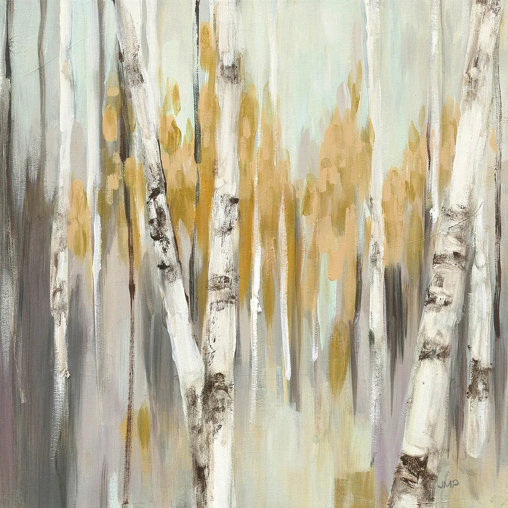 Silver Birch I by Julia Purinton. SKU 17268a. Archival Giclee Fine art print for wall decor.