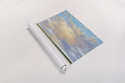 Skyscape by Julia Purinton. shown as a rolled paper print. Available as archival giclee rolled canvas, fine art paper, or poster print. SKU 93112i.