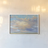 Skyscape by Julia Purinton. shown as a paper print in a white frame. Available as a archival giclee rolled canvas, fine art paper, or poster print. SKU 93112i.