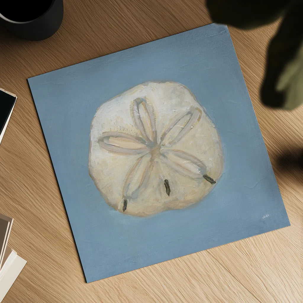 Soft Sea II by Julia Purinton. Shown as a detailed flat fine art print, highlighting archival giclee quality. Available as an archival giclee rolled canvas, fine art paper, or poster print. SKU 96240a.