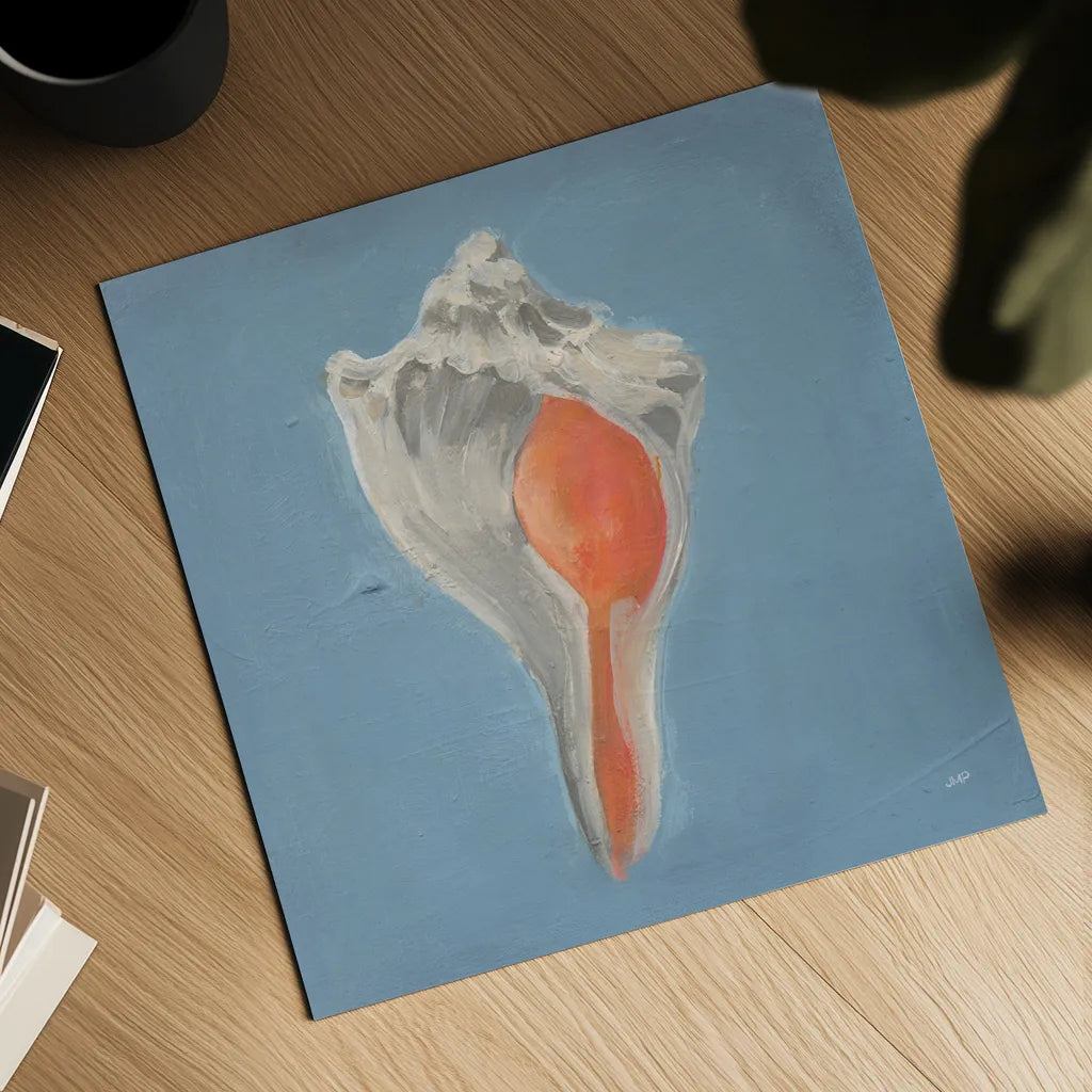 Soft Sea IV by Julia Purinton. Shown as a detailed flat fine art print, highlighting archival giclee quality. Available as an archival giclee rolled canvas, fine art paper, or poster print. SKU 96242a.