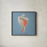Soft Sea IV by Julia Purinton. Shown in a sleek black glass frame for a contemporary gallery look. Available as an archival giclee rolled canvas, fine art paper, or poster print. SKU 96242a.