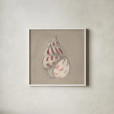 Soft Sea Taupe I by Julia Purinton. Shown in a crisp white glass frame for a clean and minimalist style. Available as an archival giclee rolled canvas, fine art paper, or poster print. SKU 97043a.