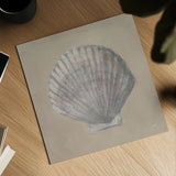 Soft Sea Taupe III by Julia Purinton. Shown as a detailed flat fine art print, highlighting archival giclee quality. Available as an archival giclee rolled canvas, fine art paper, or poster print. SKU 97045a.