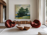 Solitary by Julia Purinton. Shown as extra-large giant wall art in a modern living room. Available as an archival giclee rolled canvas, fine art paper, or poster print. SKU 88437a.