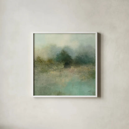Solitude by Julia Purinton. Shown in a crisp white glass frame for a clean and minimalist style. Available as an archival giclee rolled canvas, fine art paper, or poster print. SKU 62756a.